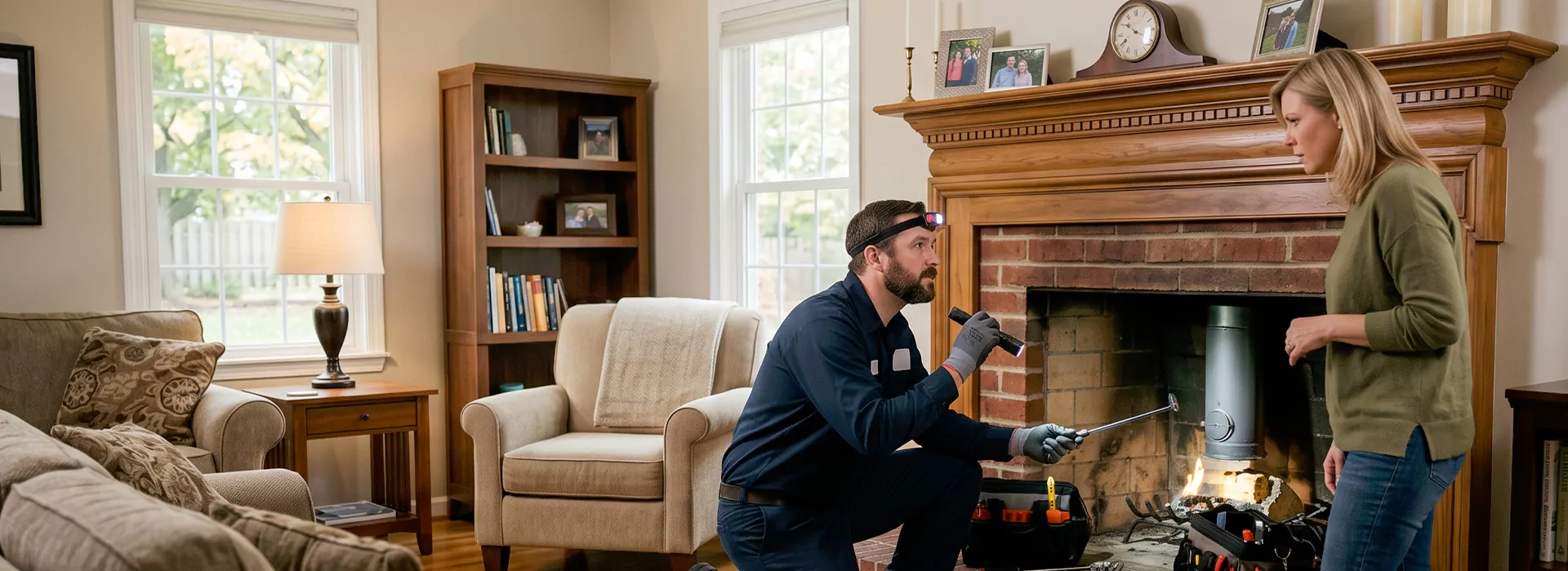 Fireplace Safety Inspection Bellflower, CA