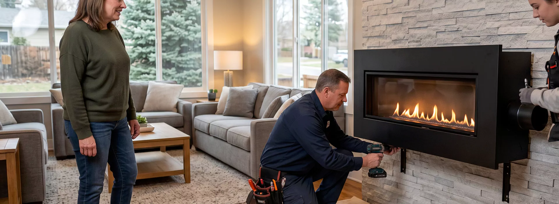Floating Fireplace Installation Bellflower, CA