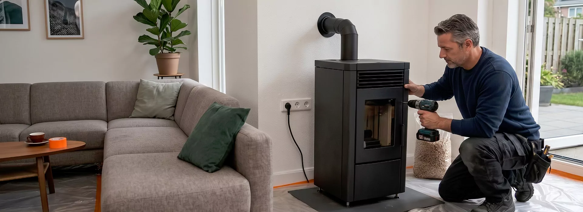 Pellet Stove Chimney Installation in Bellflower, CA
