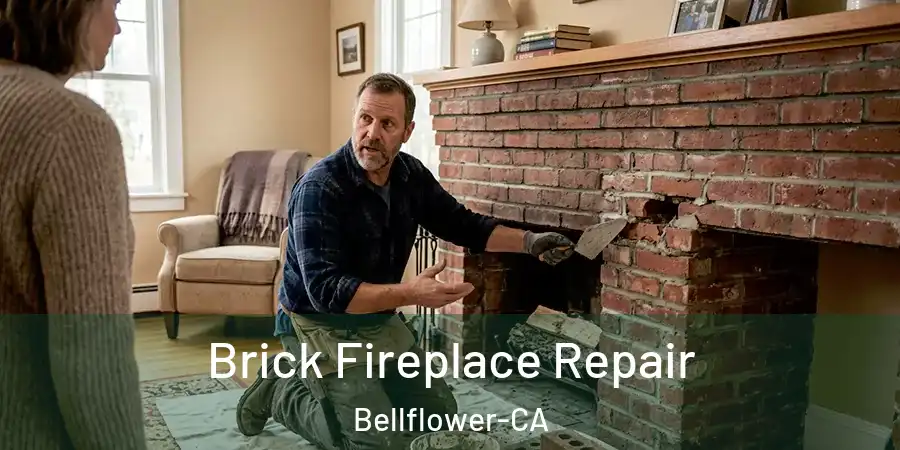  Brick Fireplace Repair Bellflower-CA