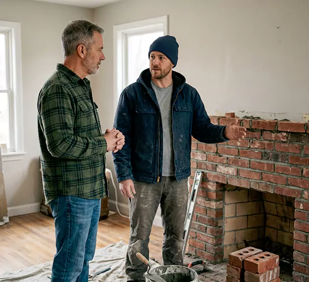 Why Bellflower Homeowners Choose Our Brick Fireplace Installation Team?