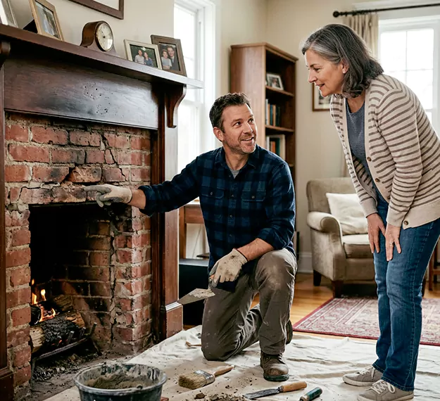 Why Bellflower Homeowners Choose Our Brick Fireplace Repair Team?