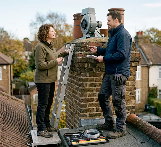 Why Bellflower, CA Homeowners Choose Our Chimney Fan Installation Team?