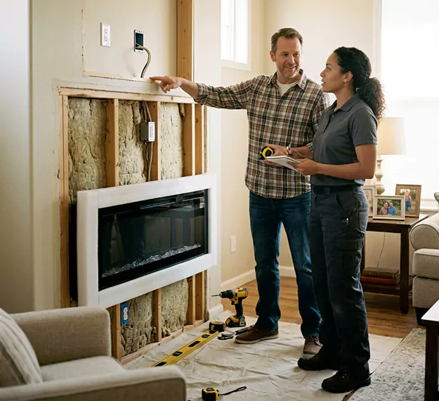 Why Bellflower, CA Homeowners Choose Our Electric Fireplace Installation Team?