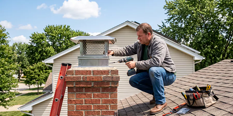 Chimney Top Cover Installation Bellflower