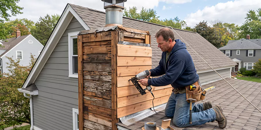 Wood Chimney Chase Repair Bellflower