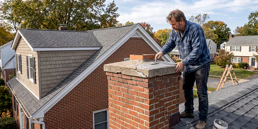 Brick Chimney Crown Repair Bellflower