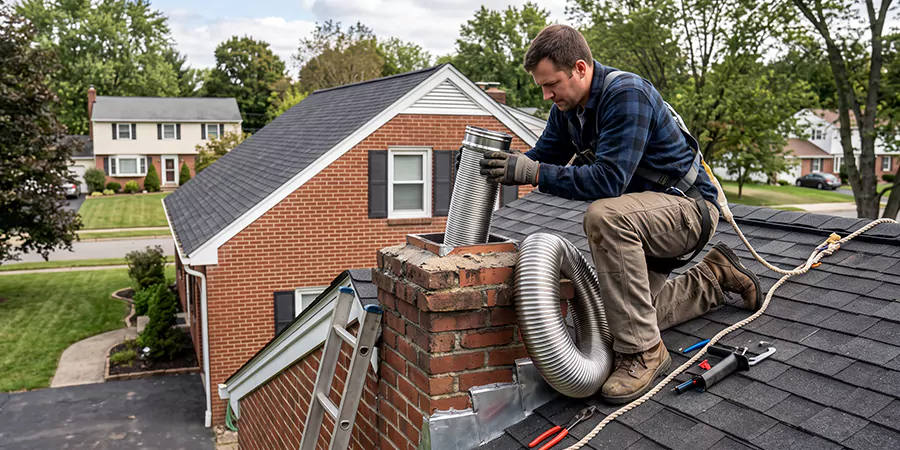 Chimney Sleeve Installation Bellflower