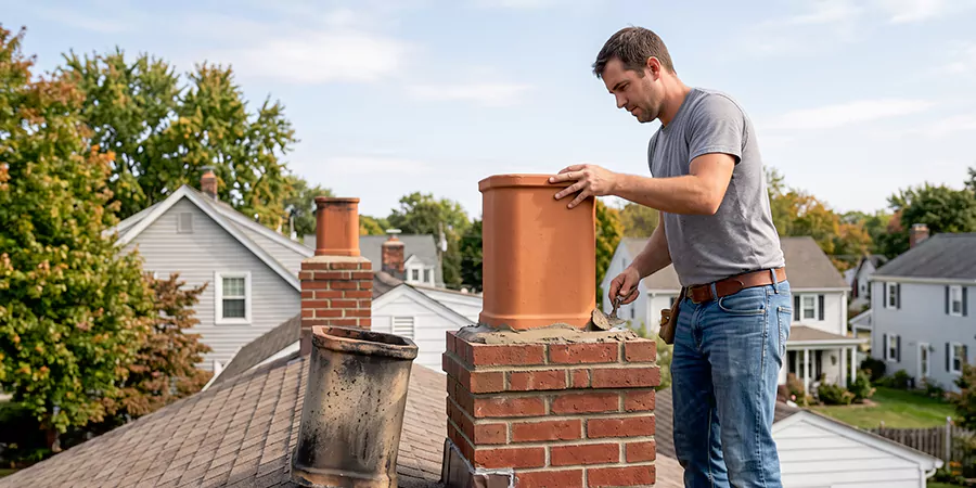 Matching Chimney Pot Replacement Bellflower