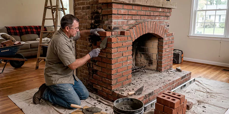 Rebuild Stone Fireplace Bellflower