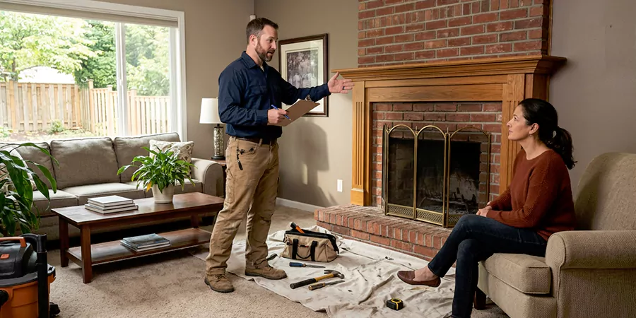 Fireplace and Chimney Removal Service Bellflower