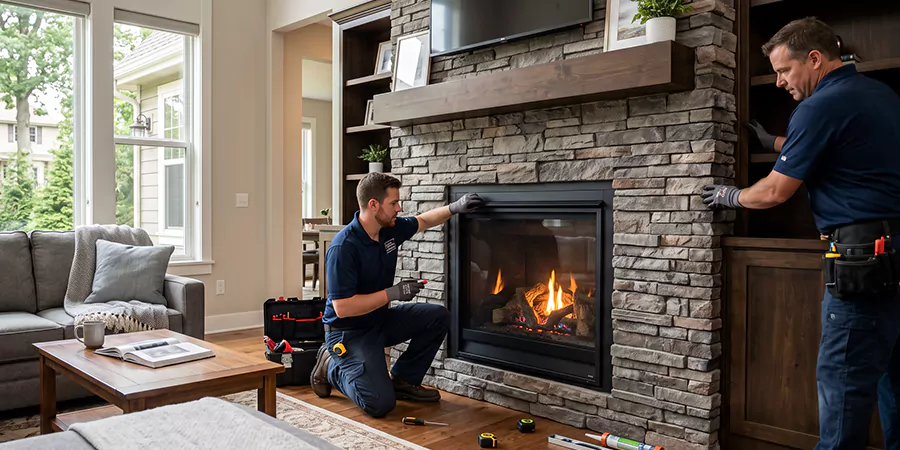 New Fireplace Doors and Replacement Bellflower