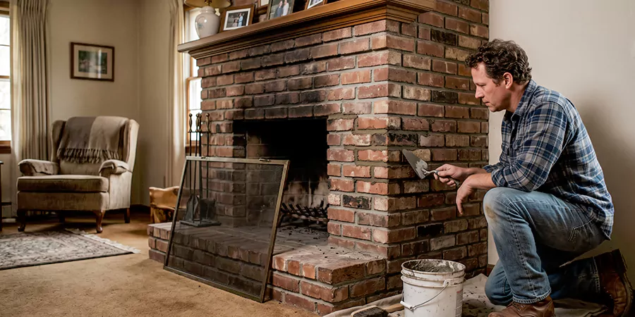 Old Fireplace Safety Repair Bellflower